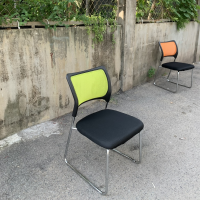 Ghế Văn Phòng Chân Quỳ Lưới Không Tay Xanh Lá - GQ16