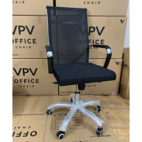 Ghế Xoay Văn Phòng Lưng Lưới Cao Tay Vịn Cố Định - GX89