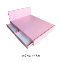 Giường Ngủ Gỗ Công Nghiệp Đầu Trơn - GN22