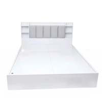 Giường Ngủ Gỗ Công Nghiệp Có Kệ Đầu Giường - GN23