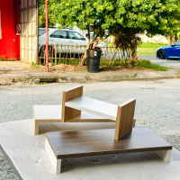 Kệ Để Bàn Làm Việc Gỗ Trang Trí Tiện Lợi - KB7