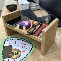 Kệ Để Bàn Làm Việc Gỗ Trang Trí Tiện Lợi - KB7