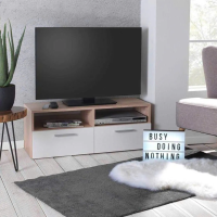Kệ Tivi Dáng Trung Có Ngăn Kéo Và Kệ Mở Đôi - KTV31