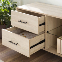 Kệ Tivi Gỗ Công Nghiệp 2 Ngăn Kéo Và 2 Cánh Mở - KTV28
