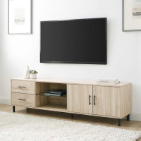 Kệ Tivi Gỗ Công Nghiệp 2 Ngăn Kéo Và 2 Cánh Mở - KTV28