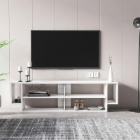 Kệ Tivi Gỗ Công Nghiệp Dáng Thấp Nhiều Ngăn Kệ Mở - KTV32