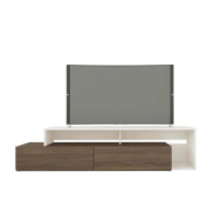 Kệ Tivi Gỗ Thiết Kế 2 Tầng Ngăn Kéo Ẩn Hiện Đại - KTV9