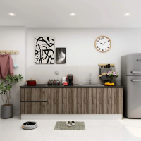 Tủ Bếp Gỗ MDF Chất Lượng Cao - TB19