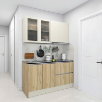 Tủ Bếp Mini Gỗ MDF Phủ Melamine Bền Bỉ - TB35