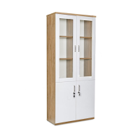 Tủ Văn Phòng 2 Cánh Gỗ Công Nghiệp Bollet - THS4