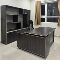 Tủ Tài Liệu Gỗ Kết Hợp Kệ Trưng Bày Giám Đốc - THS12