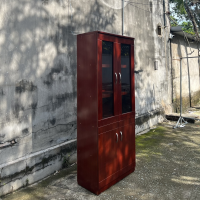 Tủ Tài Liệu Gỗ 2 Cánh Sơn PU - THS2