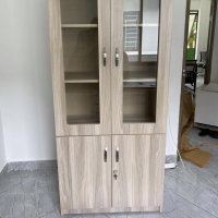 Tủ Văn Phòng 2 Cánh Gỗ Công Nghiệp - THS9