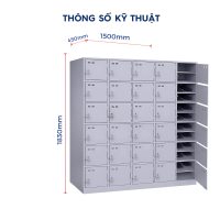Tủ Locker Sắt Chất Lượng 30 Ngăn - TLK34