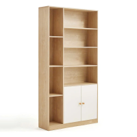 Tủ Tài Liệu Gỗ Đa Ngăn Kết Hợp Kệ Trang Trí - THS281