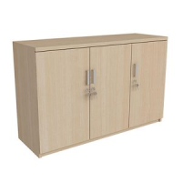 Tủ Văn Phòng Gỗ MDF 3 Cánh Mở - THS23