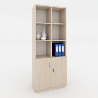 Tủ Văn Phòng Có Ngăn Kệ Trang Trí - THS68