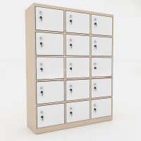 Tủ Locker Gỗ 15 Cánh Khóa Tiện Lợi - TLK12