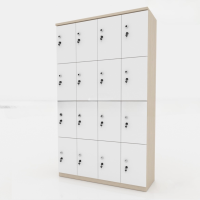 Tủ Loker Gỗ MDF 16 Cánh - TLK17