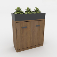 Tủ Văn Phòng Cây Xanh Trang Trí - THS106