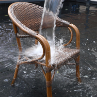 Ghế Sân Vườn Giả Mây Màu Gỗ - SV3