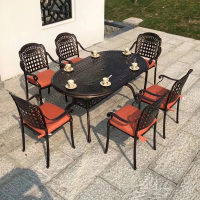 Bộ Bàn Ghế Sân Vườn Nhôm Đúc- SV54