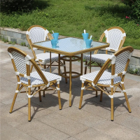 Bộ Bàn Ghế Sân Vườn Giả Mây 4 Người - SV56