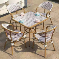 Bộ Bàn Ghế Sân Vườn Giả Mây 4 Người - SV56