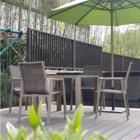Bộ Bàn Ghế Sân Vườn Outdoor 4 Ghế Có Tay - SV59