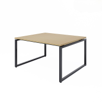 Cụm Bàn 2 Người Chân Sắt Chữ U - BC42