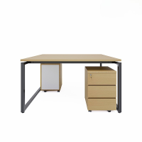 Cụm Bàn 2 Người Chân Sắt Chữ U - BC42