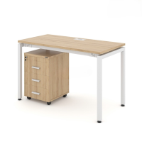 Bàn Làm Việc Văn Phòng Chân Sắt Độc Lập - BLV35