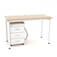 Bàn Làm Việc Văn Phòng Chân Sắt Độc Lập - BLV35