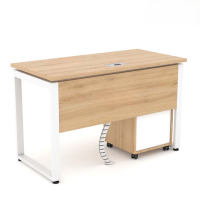 Bàn Làm Việc Yếm Sắt Che Lửng Chân Độc Lập - BLV51