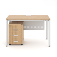 Bàn Làm Việc Yếm Sắt Che Lửng Chân Độc Lập - BLV51