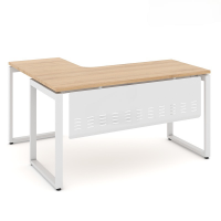 Bàn Làm Việc Góc L Chân Sắt Chữ U- BLV67