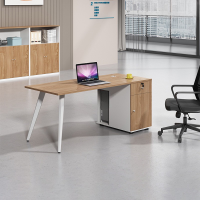 Bàn Làm Việc Chân Sắt Có Hộc - BLV72