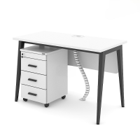 Bàn Làm Việc Chân Sắt Yếm Lửng - BLV75