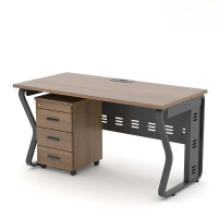 Bàn Làm Việc Gỗ MDF Chân Sắt Uốn - BLV86