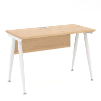 Bàn Làm Việc Chân Sắt Yếm Gỗ - BLV103