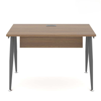Bàn Làm Việc Chân Sắt Yếm Gỗ - BLV103