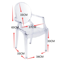 Ghế Cà Phê Trong Suốt Cao Cấp - CF36
