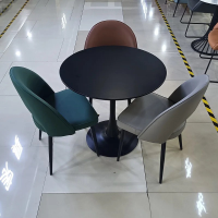 Ghế Ăn SAARINEN Chân Thép Mạ Vàng - GA47