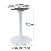 Chân Bàn Cafe Tulip Sắt Sơn Tĩnh Điện - PK3