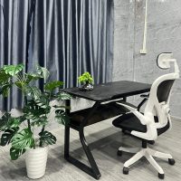 Bàn Làm Việc Gaming Chân K Uốn Có Kệ - BLV110