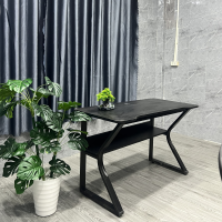Bàn Làm Việc Gaming Chân K Uốn Có Kệ - BLV110