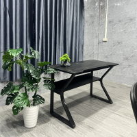 Bàn Làm Việc Gaming Chân K Uốn Có Kệ - BLV110