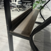 Bàn Làm Việc Gaming Chân K Uốn Có Kệ - BLV110