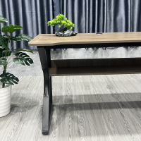 Bàn Làm Việc Gaming Chân K Uốn Có Kệ - BLV110