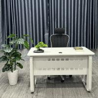 Bàn Làm Việc Có Yếm Chân Sắt Nhập Khẩu - BLV111